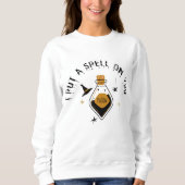 Sweatshirt sorcière potion J'ai mis un sort Femmes modernes H (Devant)