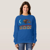 Sweatshirt sorcière xmas Befana (Devant entier)