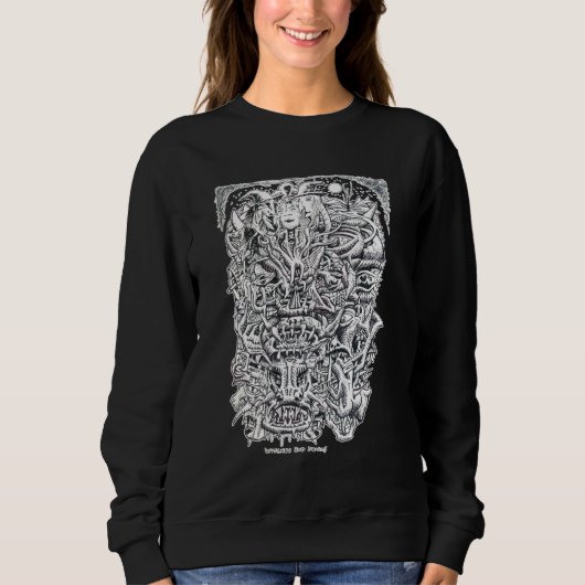 Sweatshirt Sorcières et diables, par Brian Benson. (Devant)