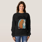 Sweatshirt Sorry My Capybara Ate My Homework Shirt Funny Capy (Devant entier)