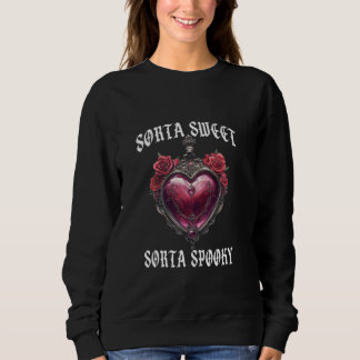 Sweatshirt Sorta Sweet Sorta Éffrayante gothique Funny Valent