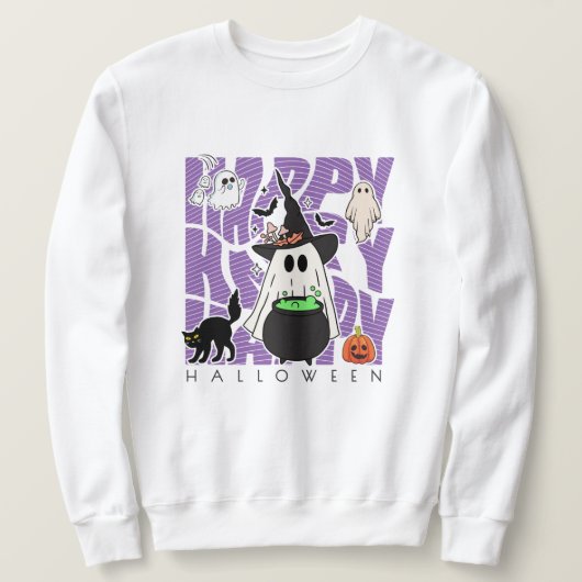 Sweatshirt Sortir Amusant | Bonne magie d'Halloween et méfait (Design devant)