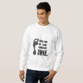 Sweatshirt sortir de votre zone de confort (Devant entier)