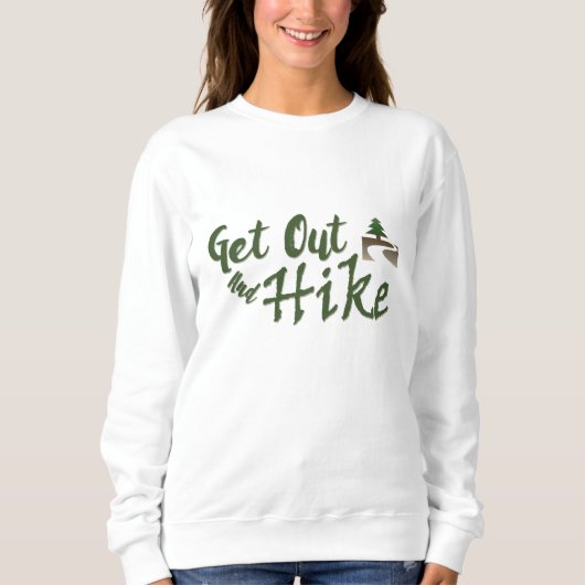 Sweatshirt Sortir et faire de la randonnée (Devant)