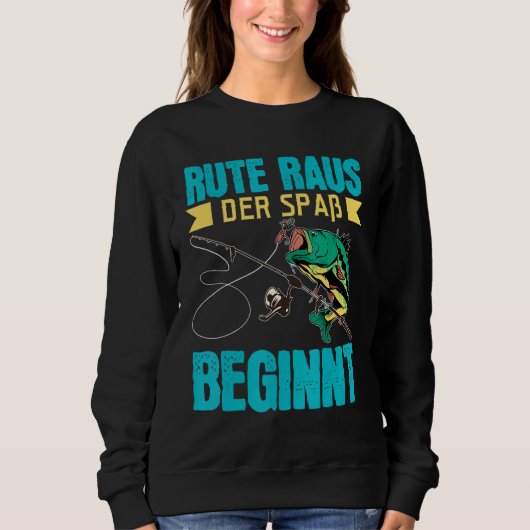 Sweatshirt Sortir Le Amusement Commence La Pêche Bait Pêche P (Devant)
