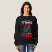 Sweatshirt Soudage pour des soudeurs fiers (Devant entier)