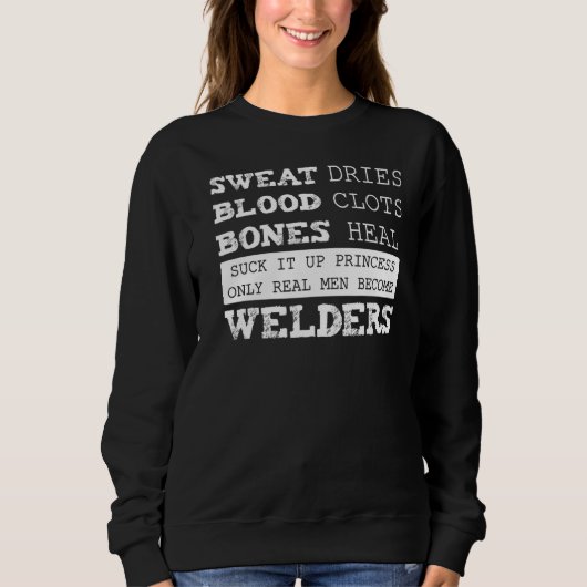 Sweatshirt Souder de soudage des os de sang de sudation (Devant)