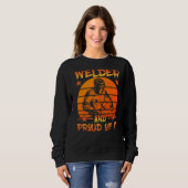 Sweatshirt Soudeur Et Fière De Ça (Devant entier)