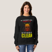 Sweatshirt Soudure Dit Que Mes Souches Sont Propres (Devant entier)