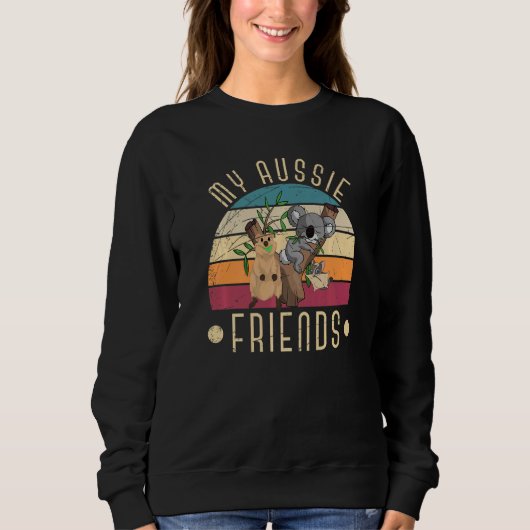 Sweatshirt Sougar Glider Quokka Koala Aussie Amis Animal Au (Devant)