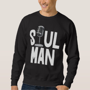 Sweatshirt Soul Man On Air Tee Karaoke Mike Tee - shirts Femm