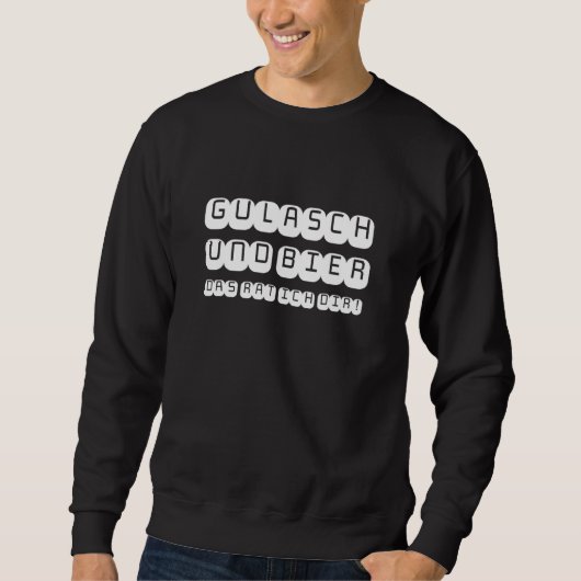 Sweatshirt Soupe de Gouasch Hongrie (Devant)