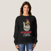 Sweatshirt Soupe De Poulet Est Toujours Une Bonne Idée Soupe (Devant entier)