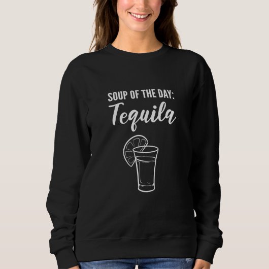 Sweatshirt Soupe Du Boisson De Jour Ou Alcoolisé (Devant)