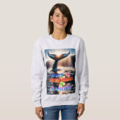 Sweatshirt Source D'Encouragement À L'Humanité (Devant entier)