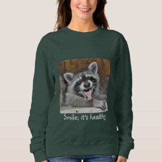 Sweatshirt Sourire ; Il est sain