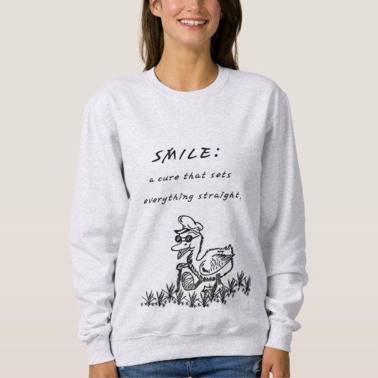 SWEATSHIRT SOURIRE QUI GARDE (Devant)