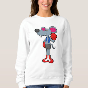 Sweatshirt Souris à Boxing avec gants de Boxing