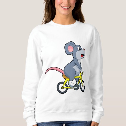 Sweatshirt Souris avec vélo (Devant)