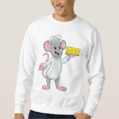 Sweatshirt Souris comme cuire avec du fromage (Devant)