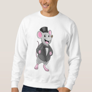 Sweatshirt Souris comme marié avec ruban