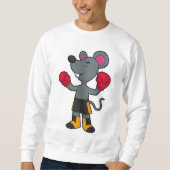 Sweatshirt Souris en boîte avec gants de boxe (Devant)