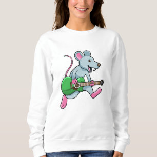 Sweatshirt Souris en musique avec guitare