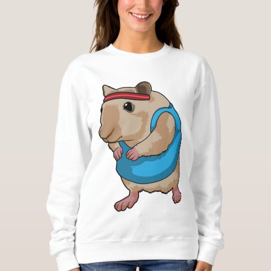 Sweatshirt Souris en tant que coureur avec bandeau (Devant)