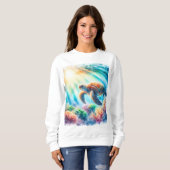Sweatshirt sous la tortue de mer (Devant entier)