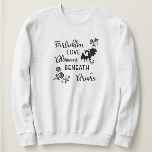 Sweatshirt Sous les ronces Brenda K Davies (Design devant)