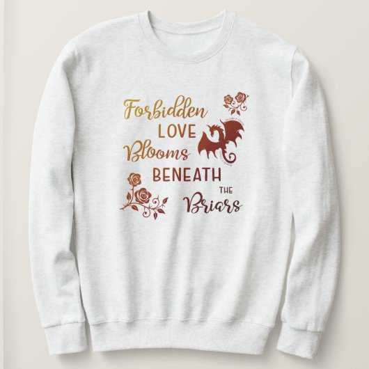 Sweatshirt Sous les ronces Brenda K Davies (Design devant)