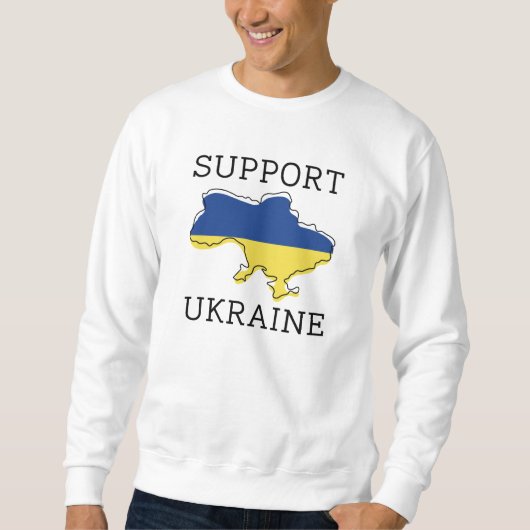 Sweatshirt Soutenez l'Ukraine (Devant)