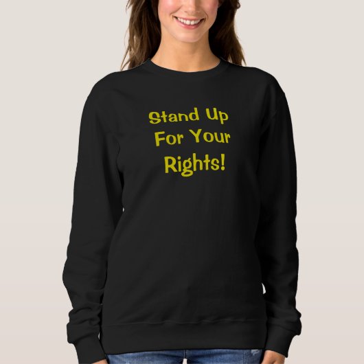 Sweatshirt Soutenez vos droits - Sweat-shirt (Devant)