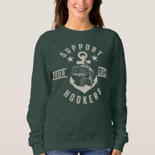 SWEATSHIRT SOUTENEZ VOTRE HOOK LOCAL E R S
