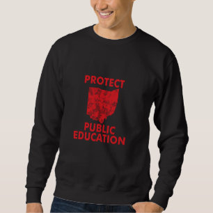 Sweatshirt Soutenir l'enseignement public Sauver l'enseignant