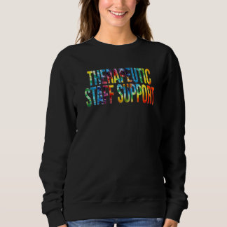 Sweatshirt Soutien au personnel thérapeutique Tie Dye Femmes 