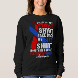 Sweatshirt Soutien de l'équipe de lutte I Maladie pulmonaire