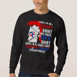 Sweatshirt Soutien de l'équipe de lutte I Maladie pulmonaire
