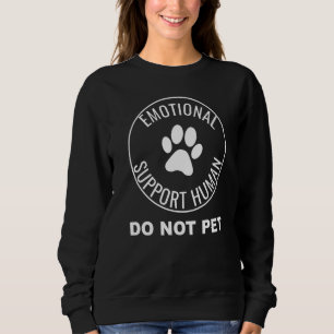 Sweatshirt Soutien émotionnel Chien de service Esa Humain