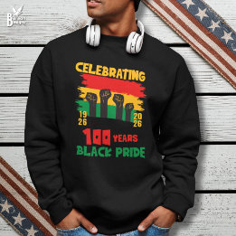 Sweatshirt Souvenir Centenary Black History Month CENTENNIAL