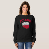 Sweatshirt souvenir de Pologne, (Devant entier)