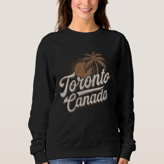 Sweatshirt Souvenirs de vacances à Toronto Canada (Devant)
