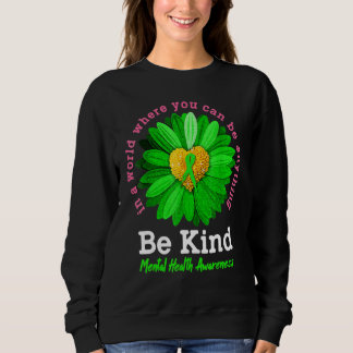 Sweatshirt Soyez en forme de ruban vert Tournesol Tournesol s