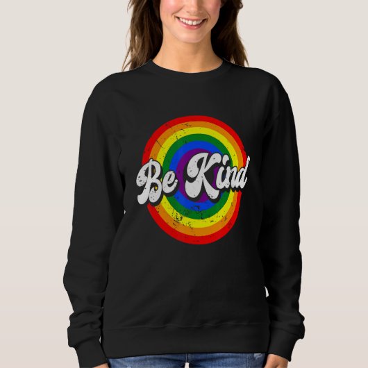 Sweatshirt Soyez Gay pride Rainbow Lgbt Mois Gay pride (Devant)