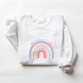 Sweatshirt Soyez gentil avec votre esprit | Rainbow Peach Can