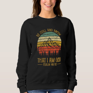 Sweatshirt Soyez Toujours Et Sachez Que Je Suis Dieu Amusant