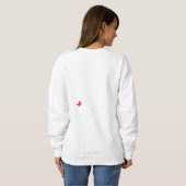 Sweatshirt Soyez un Flamant rose en troupeau des pigeons par (Dos entier)
