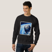 Sweatshirt space astronaut cat (Devant entier)