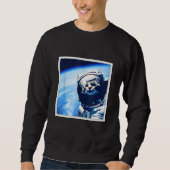 Sweatshirt space astronaut cat (Devant)