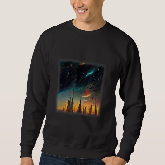 Sweatshirt Space City Artwork (Devant)